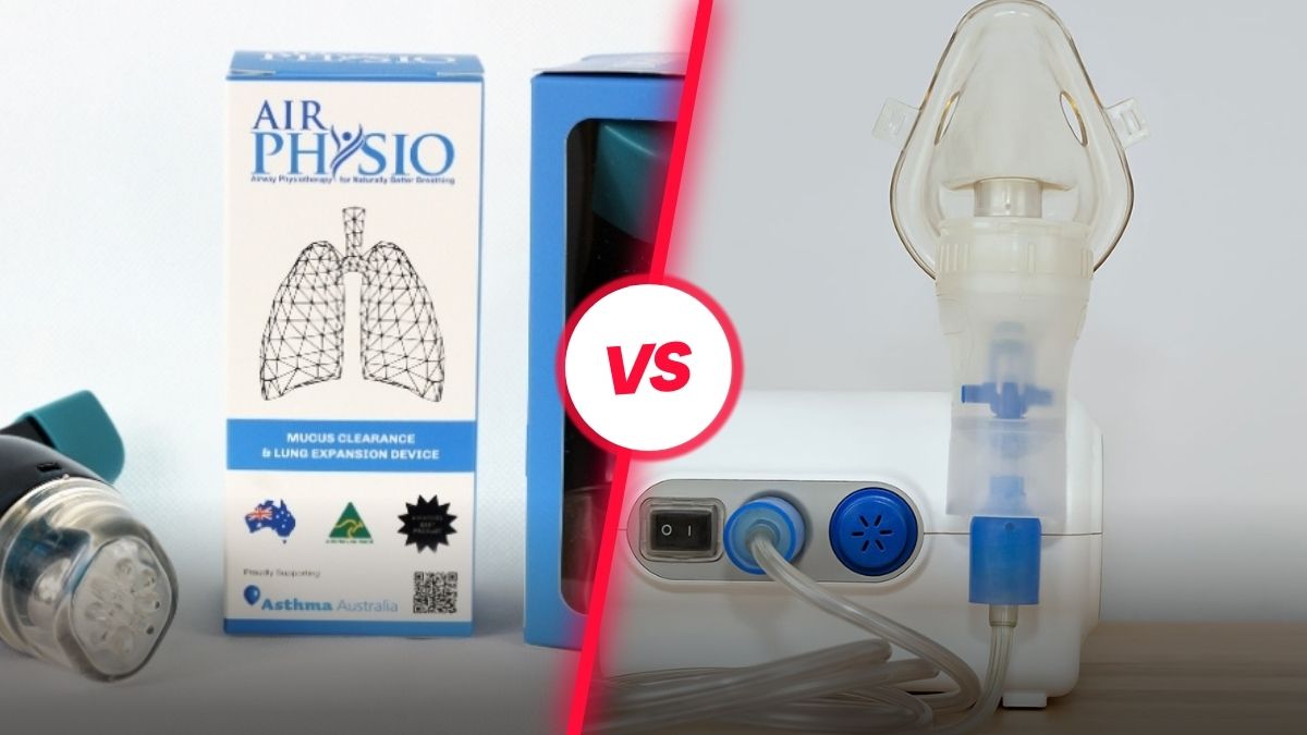 Airphysio vs nebulizer
