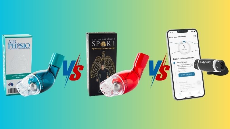 AirPhysio vs Better Breathing Sport vs Airofit Active